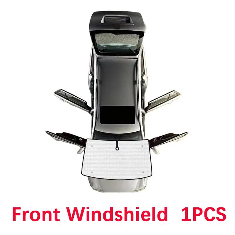 Car Sun Shades For Volkswagen VW Touran 1T 2003-2015 Sunshade Full Covers Windshield Blackout Anti UV Visors Auto Accessories