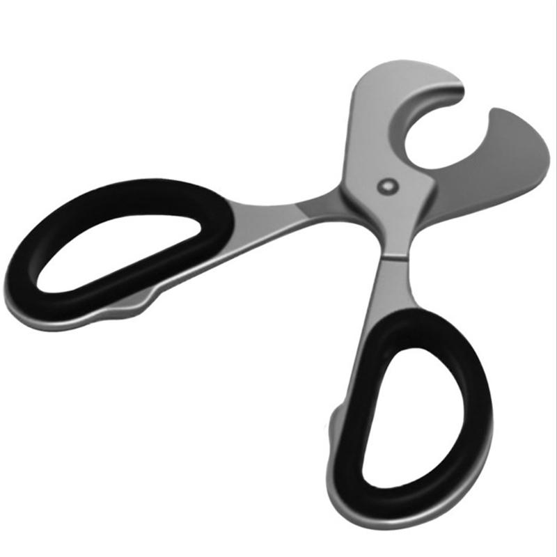 Stainless Steel Tablet Scissors Double Edged Blade For Precise Cutting Comfortable Handle Multipurpose Tool