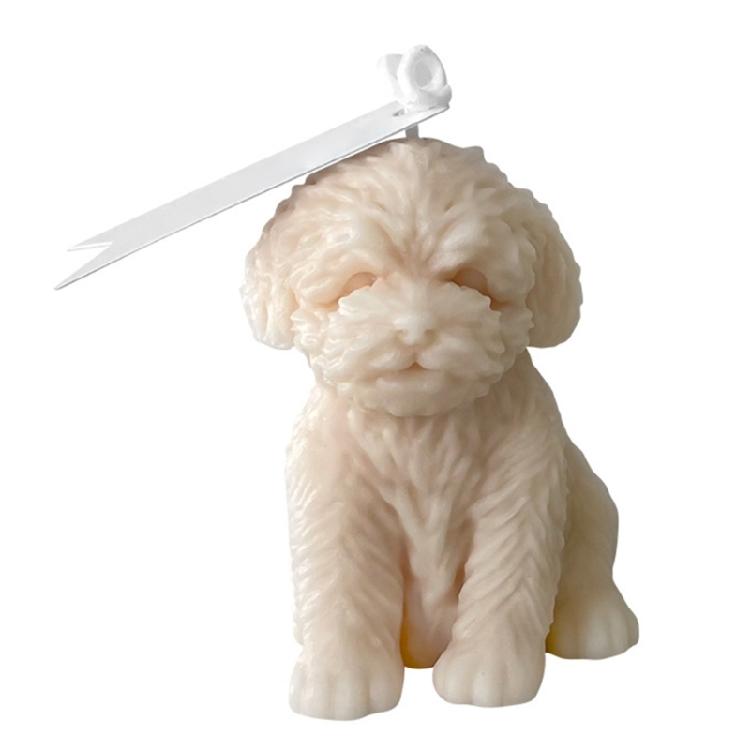 Roztomilá forma na svíčku se psem Voskové formy na aromaterapii Perfektní dárek pro nadšence do ručních prací