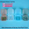 Invisible Orthodontic Retainer Storage Box - Durable PP Material