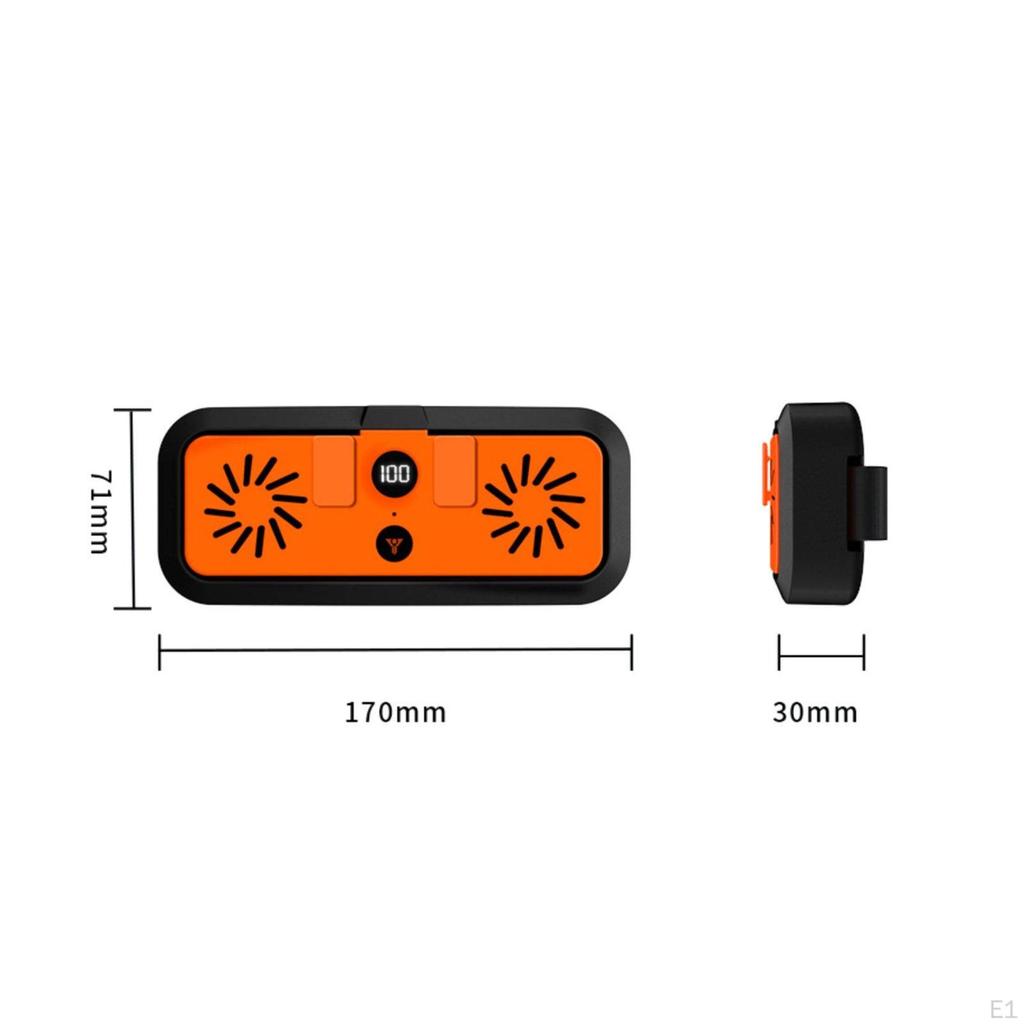 Large Air Circulation Rechargeable Waist Fan Long Battery Life Handsunrestricted
