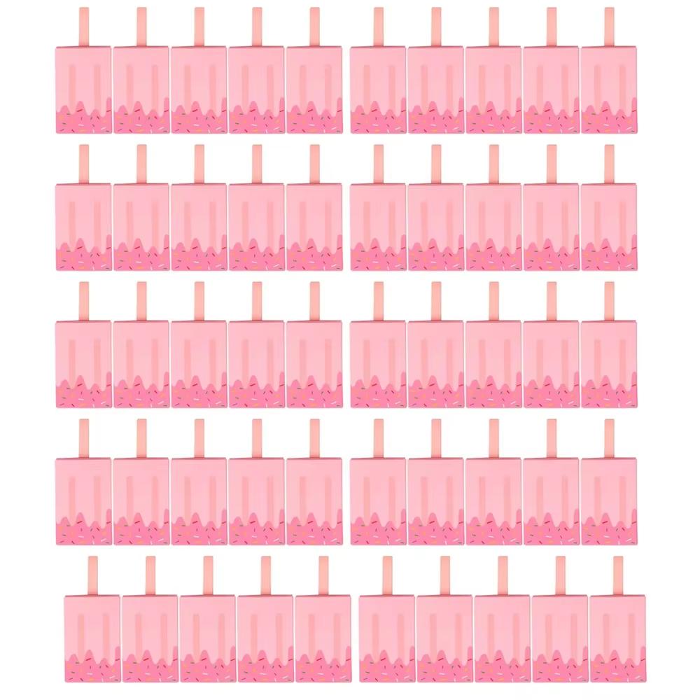 50pcs Ice Cream Shape Wedding Party Favor Box Cartoon Treat Box Ice Cream Gift Box Baby Shower Birthday Party Candy Box