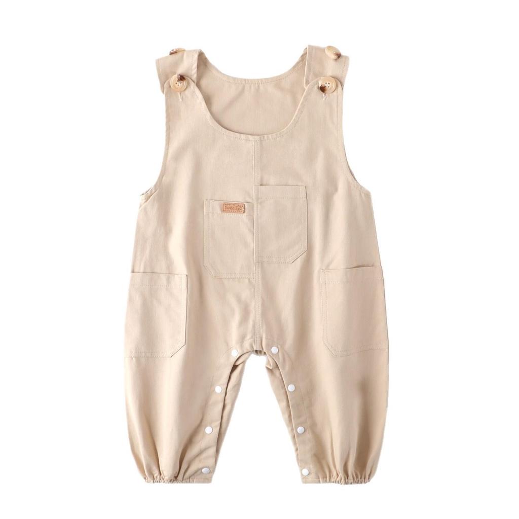 Baby Spring & Autumn Outfit: Infant Overalls & Outerwear Set