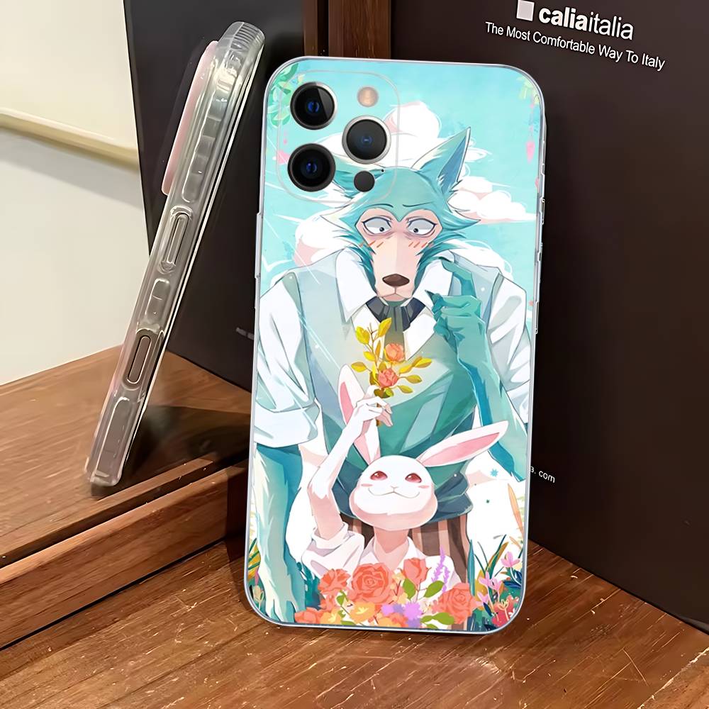 

Classic Japanese Anime B-Beastars Phone Case For IPhone 17 16 15 14 13 11 12 Pro Max 16 Plus Transparent iPhone 16pro max