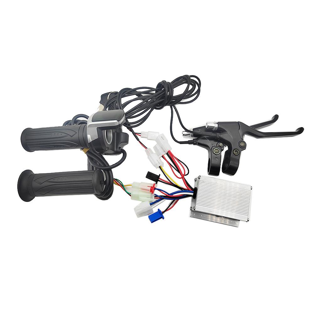24V 36V 48V 250W 350W 500W Brush Controller Throttle LCD Display Electric Brake Kit for Electric Bike Scooter DC Motor 24V 250W kit