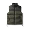 New Plug-in, Wind-proof, Waterproof Down Cotton Vest Waistcoat Couple Fashion Autumn and Winter Plus Size Vest.