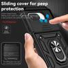 For Google Pixel 9a Case PC + TPU Phone Cover with Lens Protection Kickstand