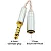 HIFI 2.5mm Balanced Male To 4.4mm Balanced Male Audio Adapter Cable 4.4mm To 2.5mm Balance Headphone Conversion Cable