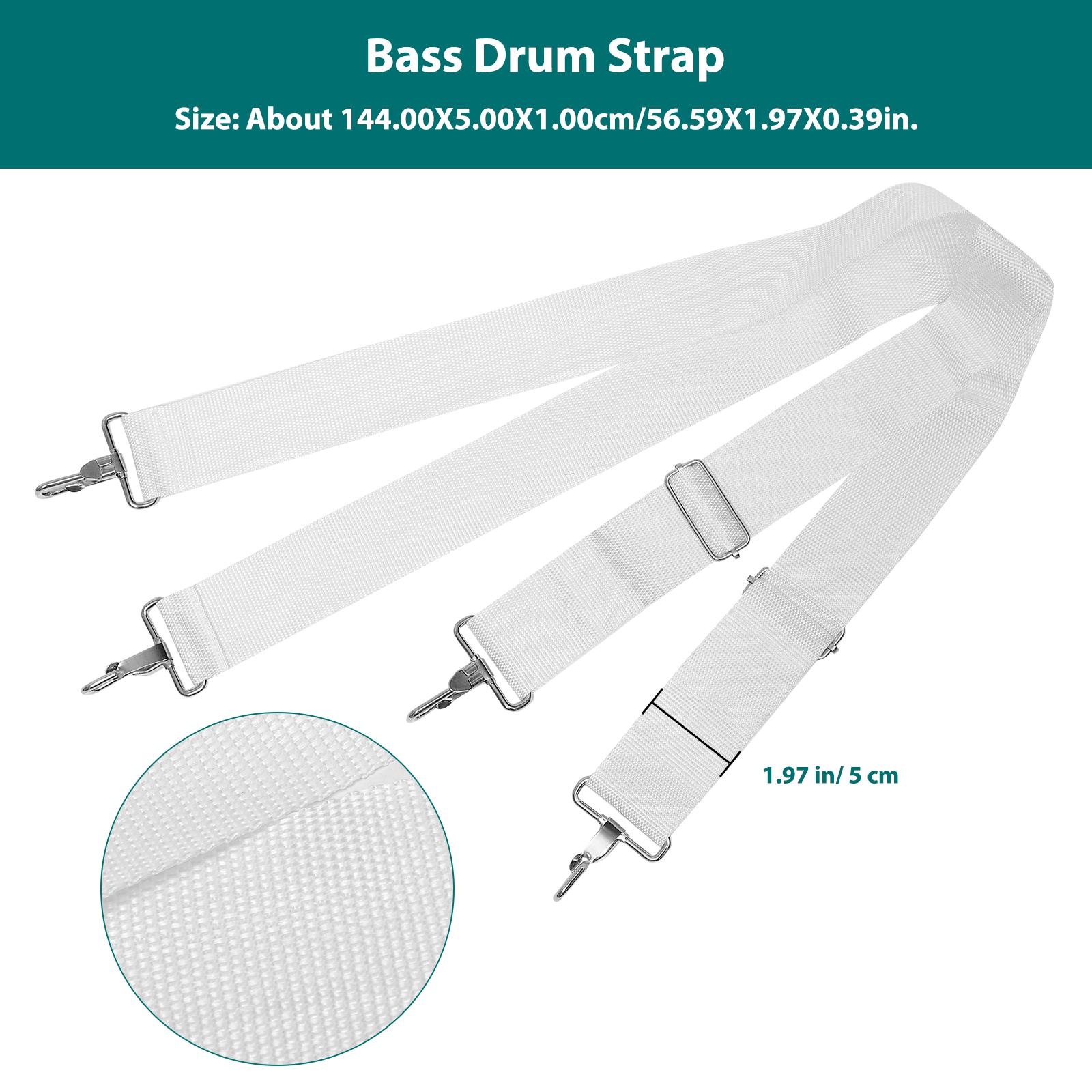 Snare Drum Strap Suspenders Bass Carreir Marching Eyelash Straps Nylon Shoulder