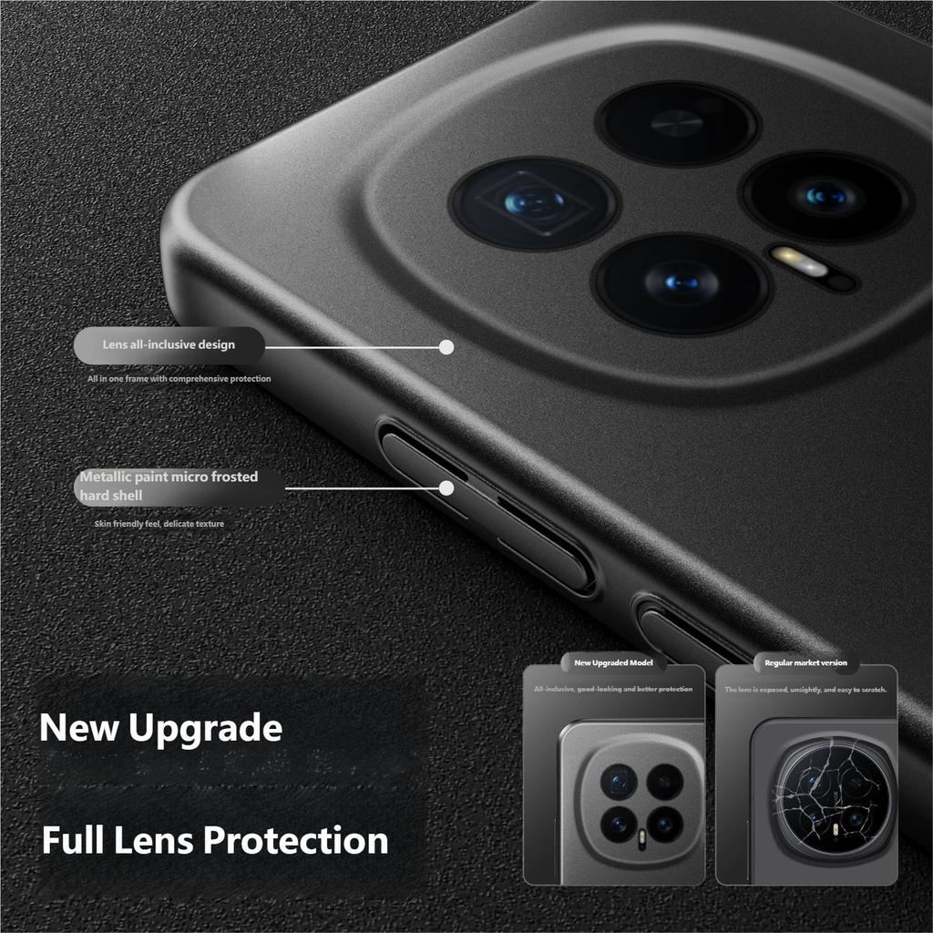 Thin Metallic Paint PC For  Magnetic Case For Huawei Honor 00 Magic 8 7 6  Pro Camera Protection Matte Shockproof Cover