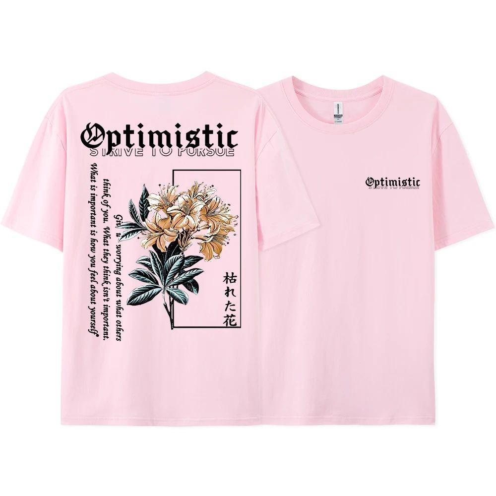 

Summer mens breathable and comfortable round neck Tshirt optimistic and enterprising Harajuku printed outdoor casual top 4XL