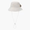 Munsingwear Women Big Ribbon Bonnet Hat Light Beige Mr322lcp82