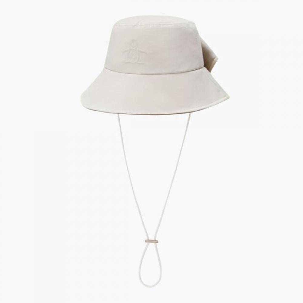 Munsingwear Women Big Ribbon Bonnet Hat Light Beige Mr322lcp82