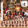 Christmas Themed Acrylic Dachshund Dog Cup Hook For Festive Home Decor And Gift Giving