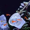 Square/Round Fine Fishing Net with Retractable Stainless Steel Hand Aquarium/Fish Tank Catch Small Fish Shrimp Clean Accessories