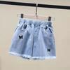 Girls Denim Shorts Fashion Girls High Waist Thin Shorts Summer