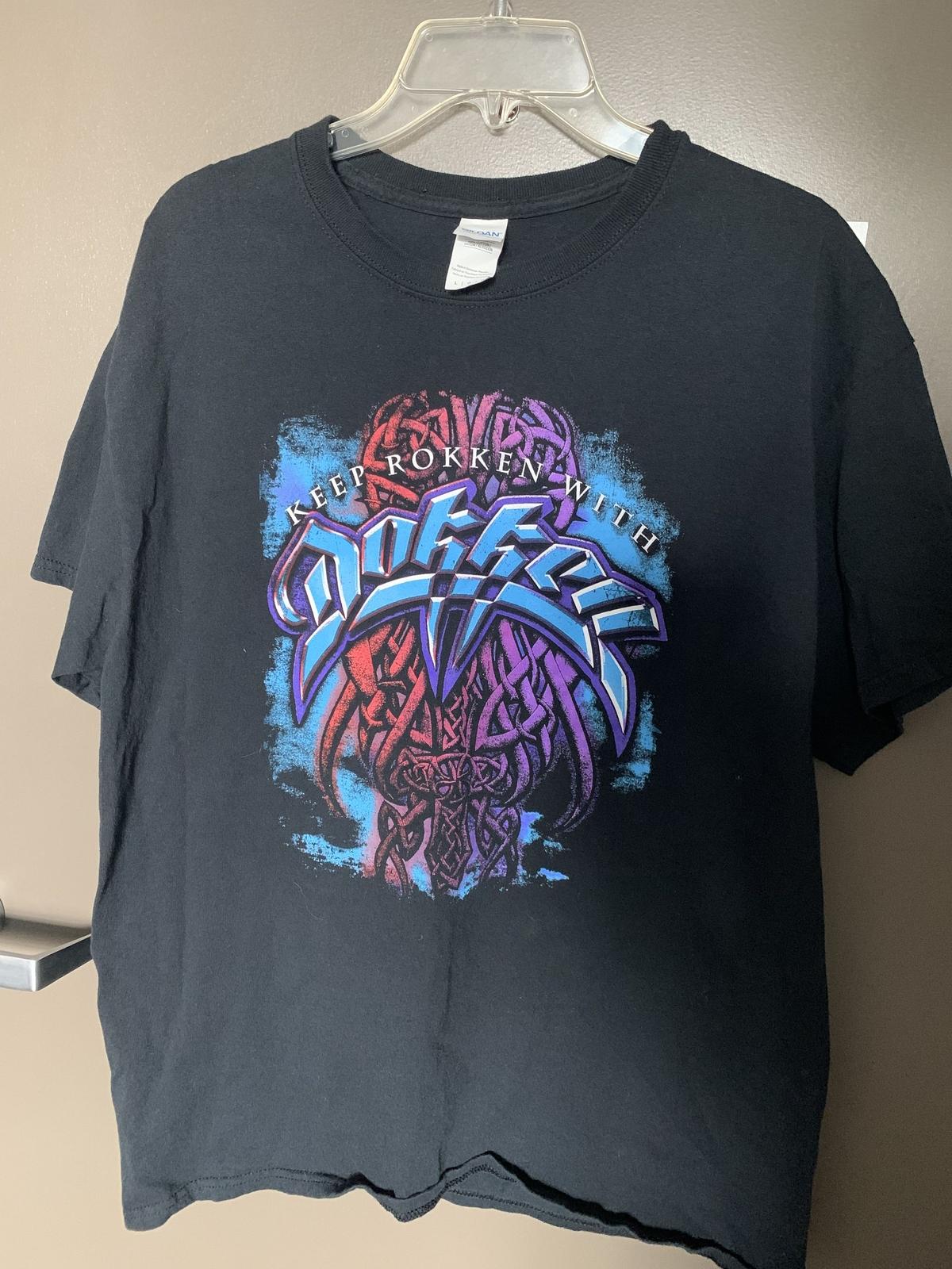 Retro Dokken Keep Rokken with Dokken T-Shirt Remake tee Unisex S