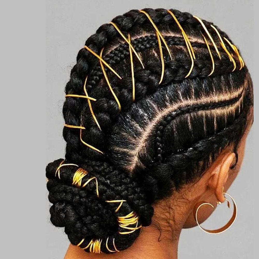 Styling Hair Decoration Braiding Hair Strings Hair Accessories Dreadlock Beads Braided Elastic Rope