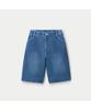 Silijeu (Set Up) Indigo Loose Fit Sweat Shorts Sapom26871Inx