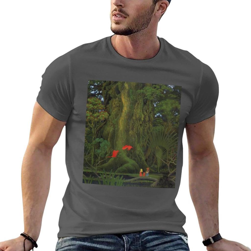 Japanese Art Hiroo Isono Landscape Paintings Tshirt T Shirts For Unisex Cotton Funny Cotton T Shirts Unisex 100 Tshirt