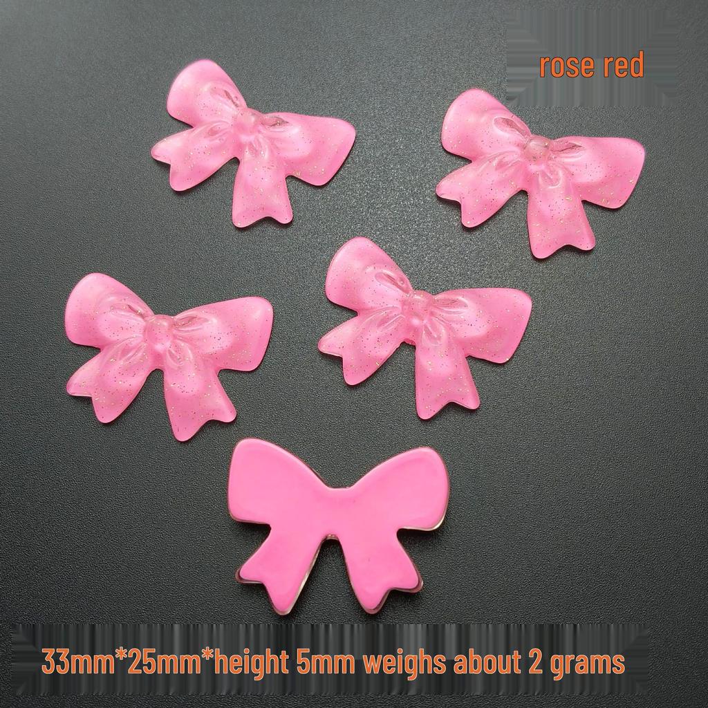 DIY Resin Bow Jewelry, Hair Clips & Claws, Phone Case Fabric, Refrigerator Magnet Materials