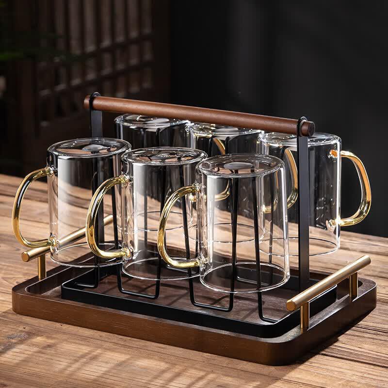 Chinese Style Heat-Resistant Glass Tea Set