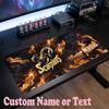 Scorpions Customized Name Text Mouse Pad, Large Desk Mouse Mat Personalized Home Office Present