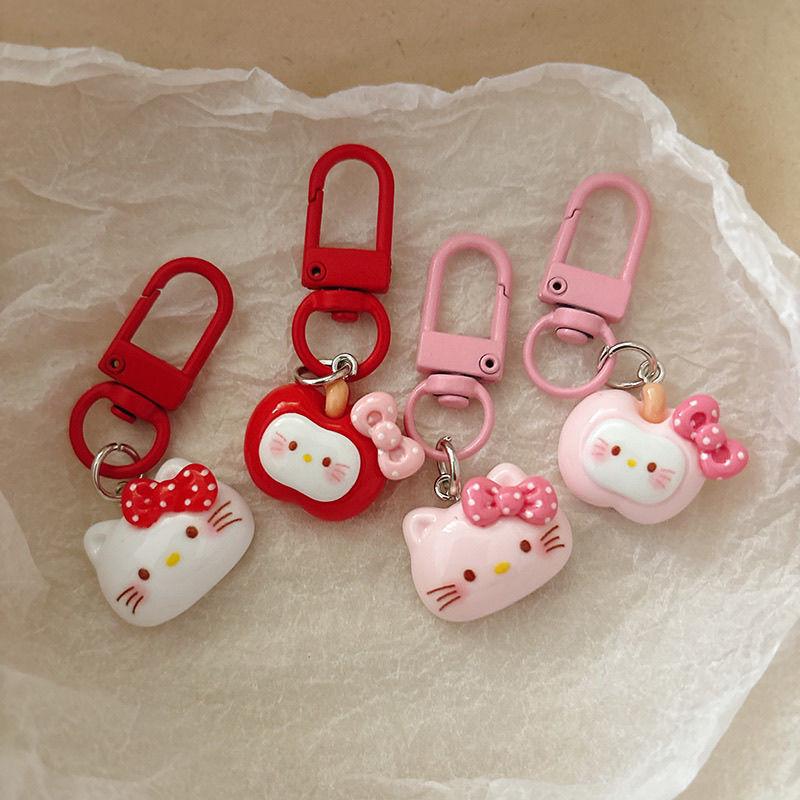 Resin Cat Keychain Pendant: Cute Charm for Backpack or Graduation Gift
