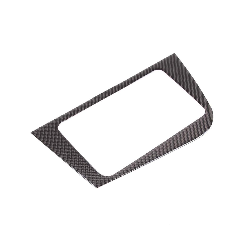 EJJG2 For Seat Leon 2005-2012 Real Carbon Fiber Sticker LHD RHD Car CD Panel Decoration Sticker Car Interior Modification Accessories