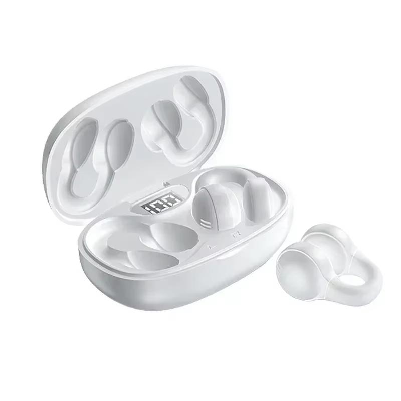 Tws X58 Wireless Bone Conduction Headphones Bluetooth Earphones Waterproof Sports Earbuds Earring Ear Hook with Mic Headset