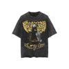 Vintage Washed Anime Print Men’s Harajuku T-Shirt
