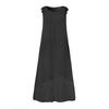VONDA Summer Women's Asymmetric Hem Long Dress Sleeveless Lace Thin Casual Loose Maxi Dresses Plus Size