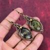 Drachenblutstein Ohrring Kupferdraht umwickelt Edelstein Ohrring Neuestes Design Schmuck Handgefertigte Ohrringe Kupferdraht Schmuck Verlobungsgeschenke