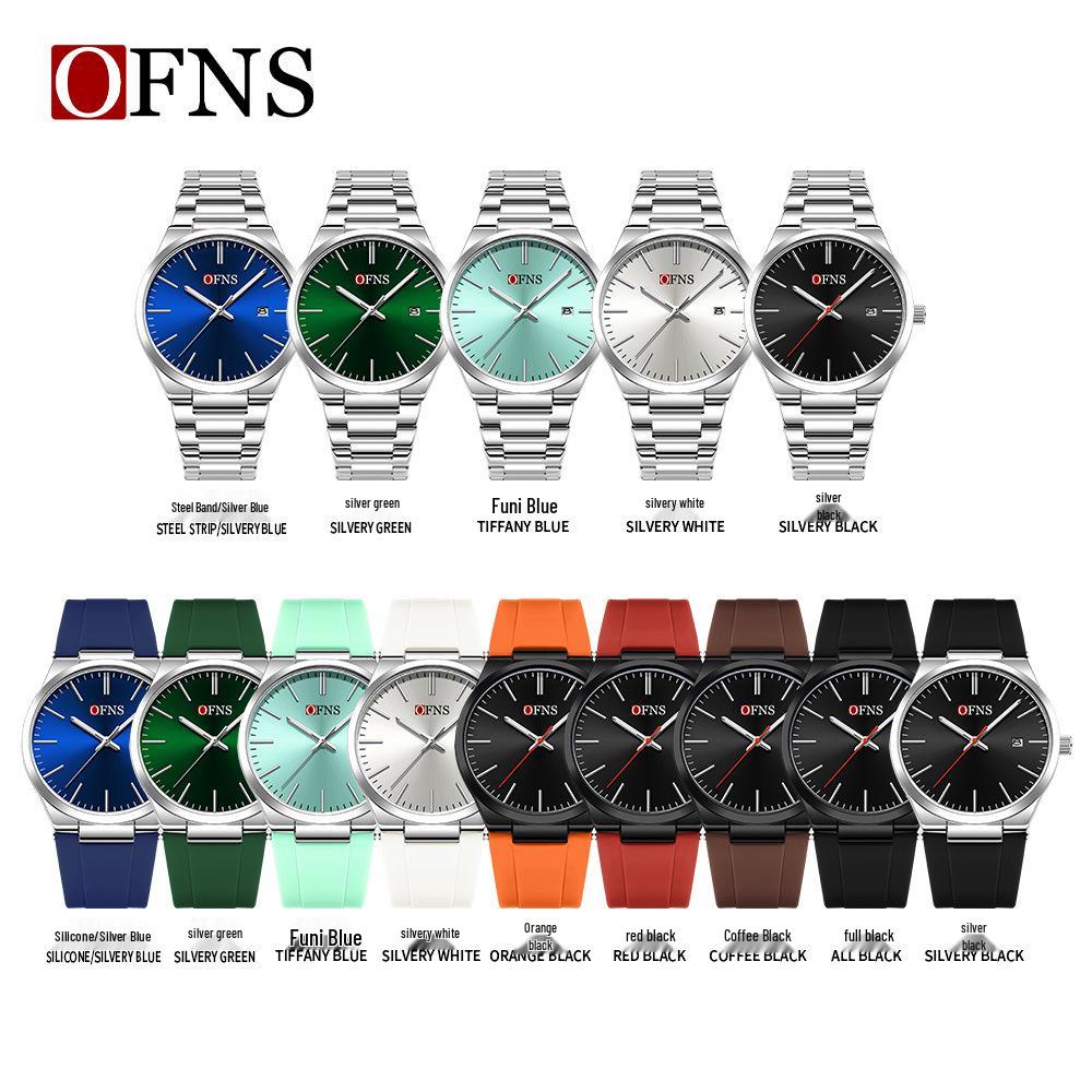 Oufanni TEMU Unisex Waterproof Quartz Watch with Date Display
