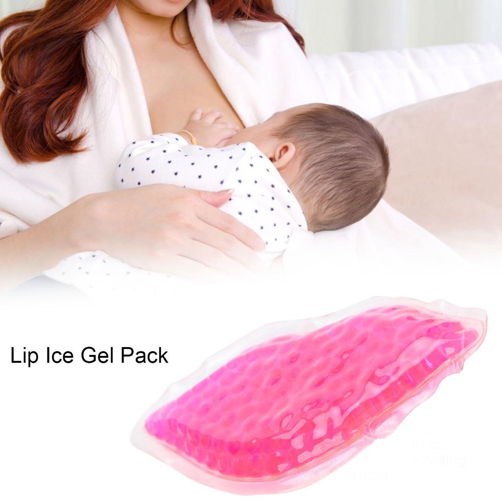Lip Ice Gel Pack Hot Cold Compress Multipurpose Therapy Pack for Toothache Hdache Swelling