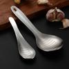 Household Spoon-Shaped Stainless Steel Ginger Grinder Manual Ginger Juice Garlic Paste Ginger Mincer Garlic Ginger Grinder 2-Pack