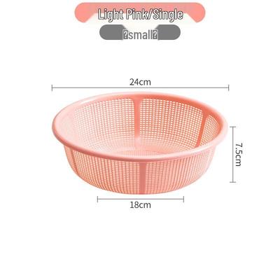 Plastic Rice and Vegetable Washing Drain Basket