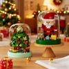 Non-Toxic New Christmas Gift Micro-Particle Building Blocks Children'S Educational Assembling Toys Santa Claus Tree Elk Model Ornaments