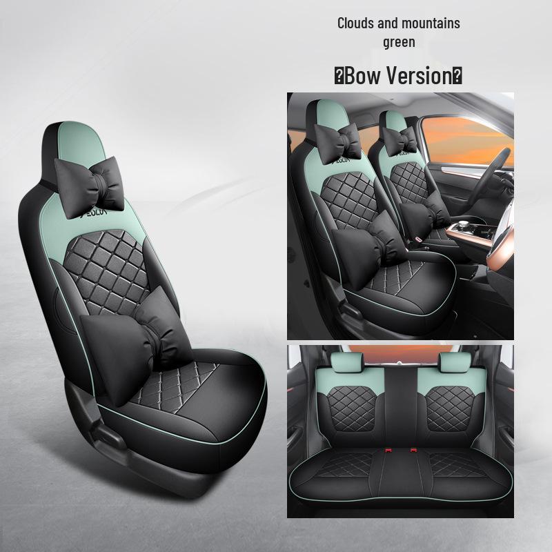 Universal Nano Leather Car Seat Cushion - All-Season Fit
