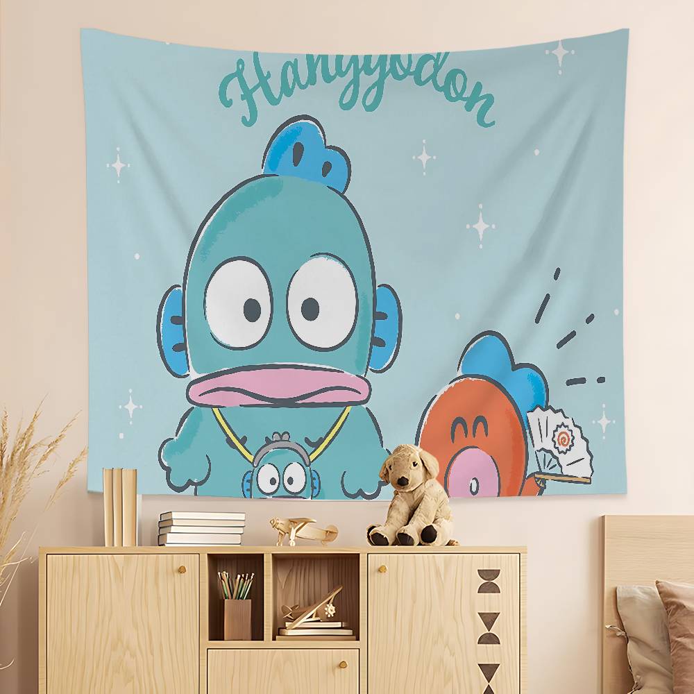 HHangyodonS Cartoon Hanging Bohemian Tapestry Bohemian Wall Tapestries Mandala Cheap Hippie Wall Hanging