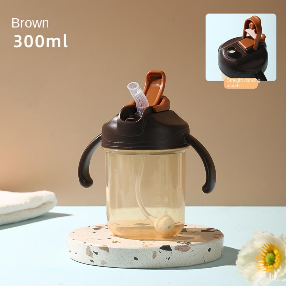 Portable Baby Straw Drinking Cup Drop-resistant Learning Water Container Toddler Water Bottle  Baby