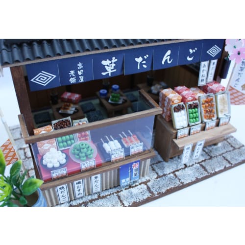 Billy Handmade Dollhouse Kit Shibamata's Long-Established Shop Kit Shibamata's Dango Shop 8831