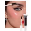 3-color Hose Liquid Eyebrow Dye Eye Black, Durable Waterproof, Sweat Proof and Non Smudging GYY