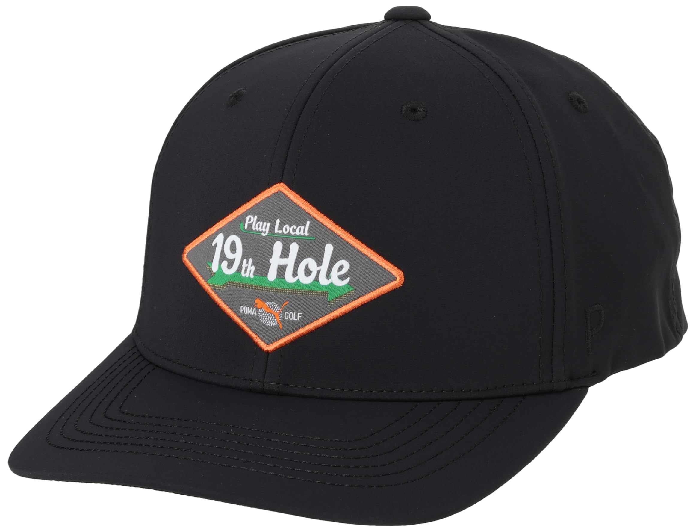 

Golf Cap 19TH Hole Patch Cap 24 025576 PUMA Black [PUMA] Men s