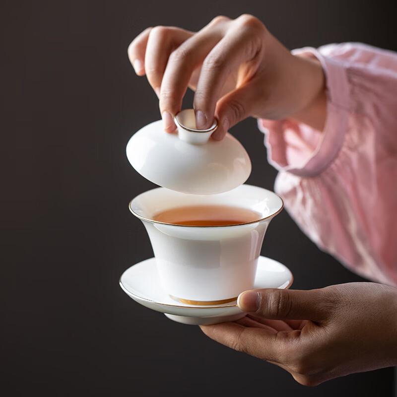 Haorhua White Porcelain Tea Set