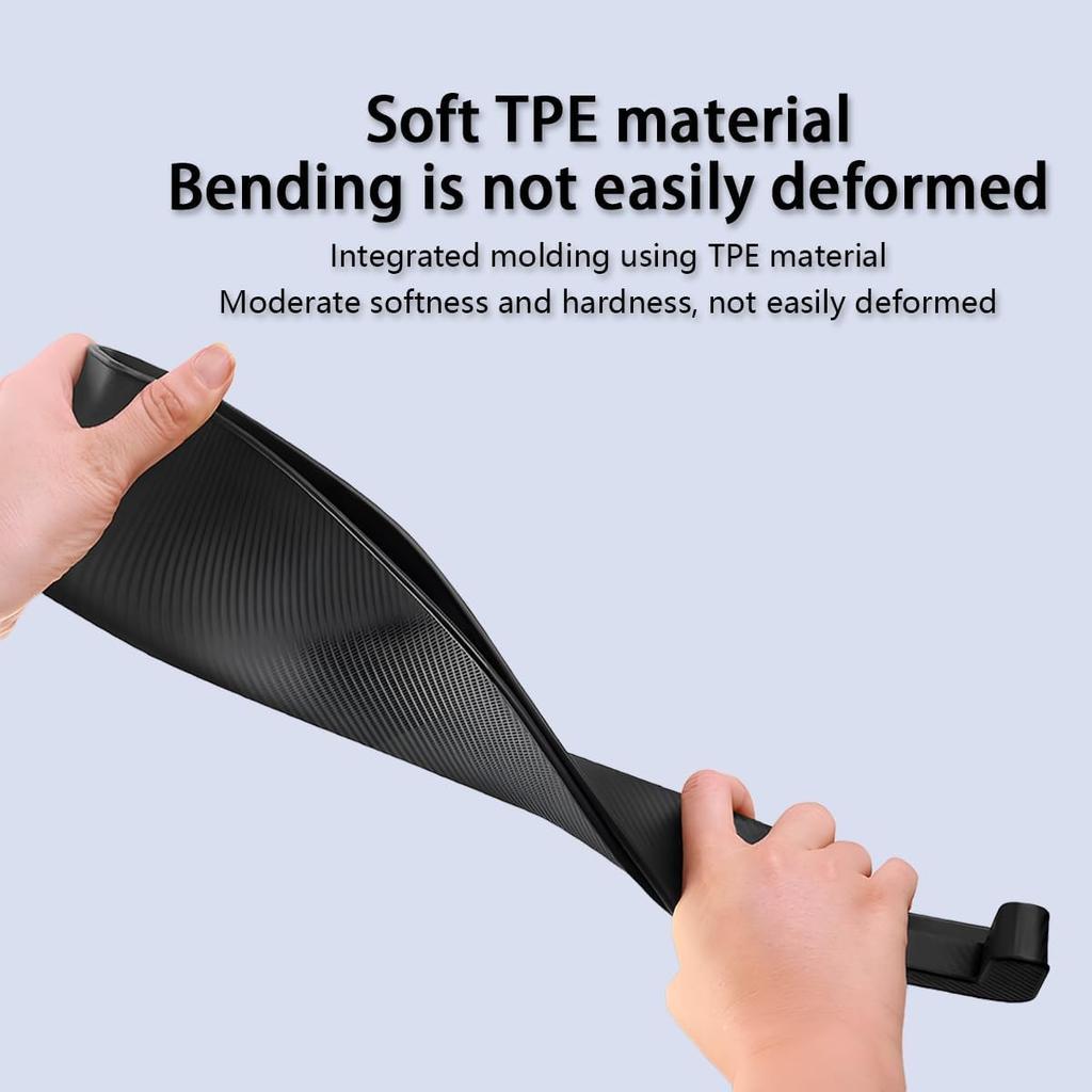 2PCS Car Seat Gap Filler, Multifunctional Automotive Seat Gap Organizer Black