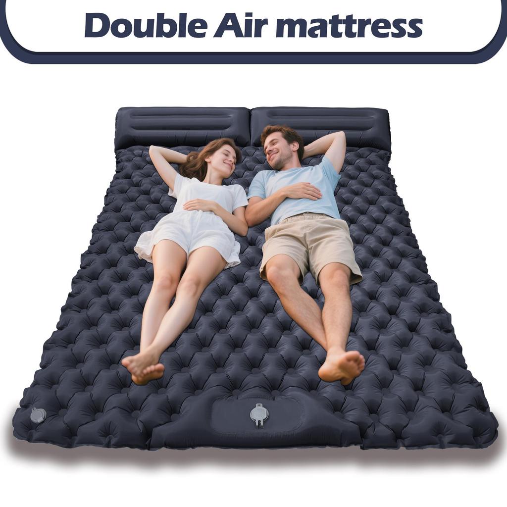 LT-88 Foot Pump Inflatable Ultra-light TPU Sleeping Pad for Camping & Outdoors