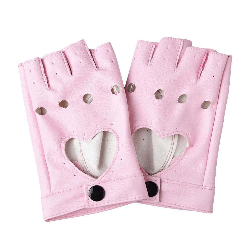 New Fashion PU Leather Fingerless Dance Glove Gothic lolita Jazz Style Cosplay Mittens Cosplay Party Gloves
