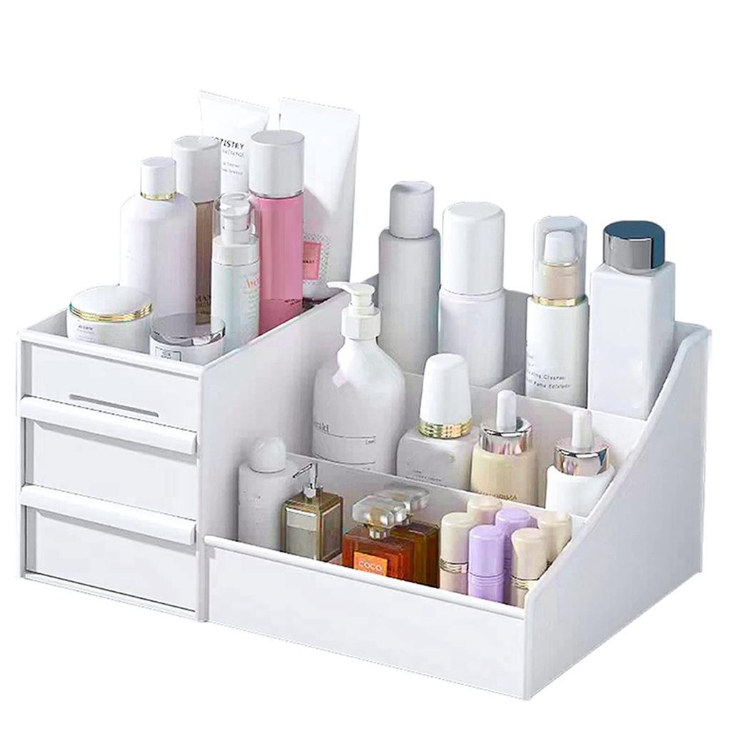 Premium-3X Makeup Organizer,Skincare Organizers On Countertop, Cosmetic Storage Organizer Fits Skincare, Lotions, Lipsticks A