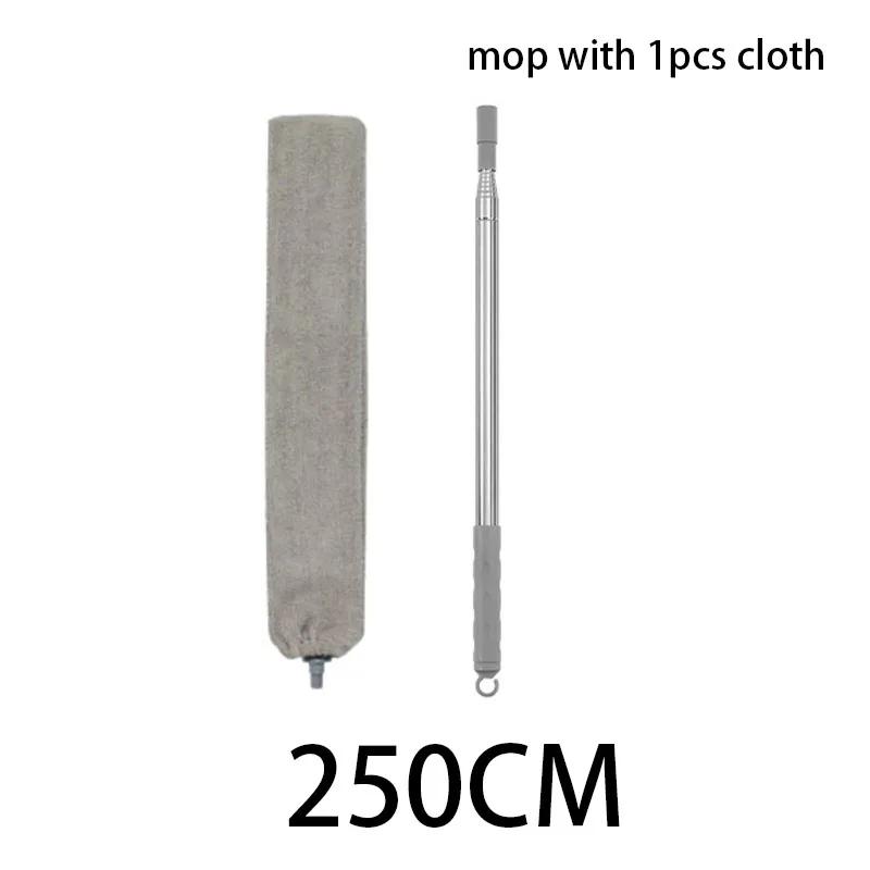 Extendable Microfiber Duster with Stainless Steel Long Pole Telescopic Gap Cleaning Brush for Ceiling Fan